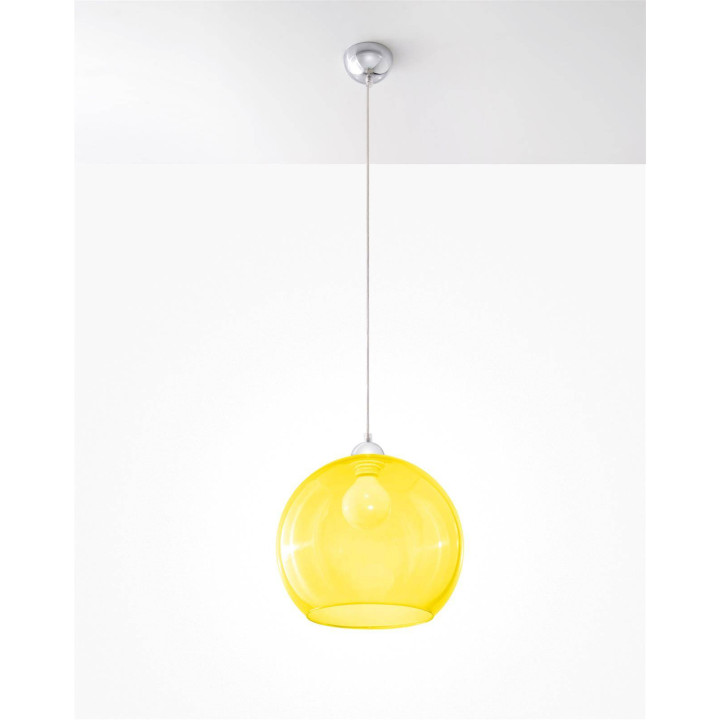 Lampa wisząca BALL żółta