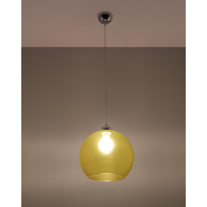 Lampa wisząca BALL żółta
