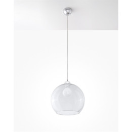 Lampa wisząca BALL transparentny