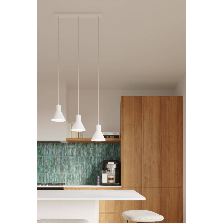 Lampa wisząca TALEJA 1 biała [E27]