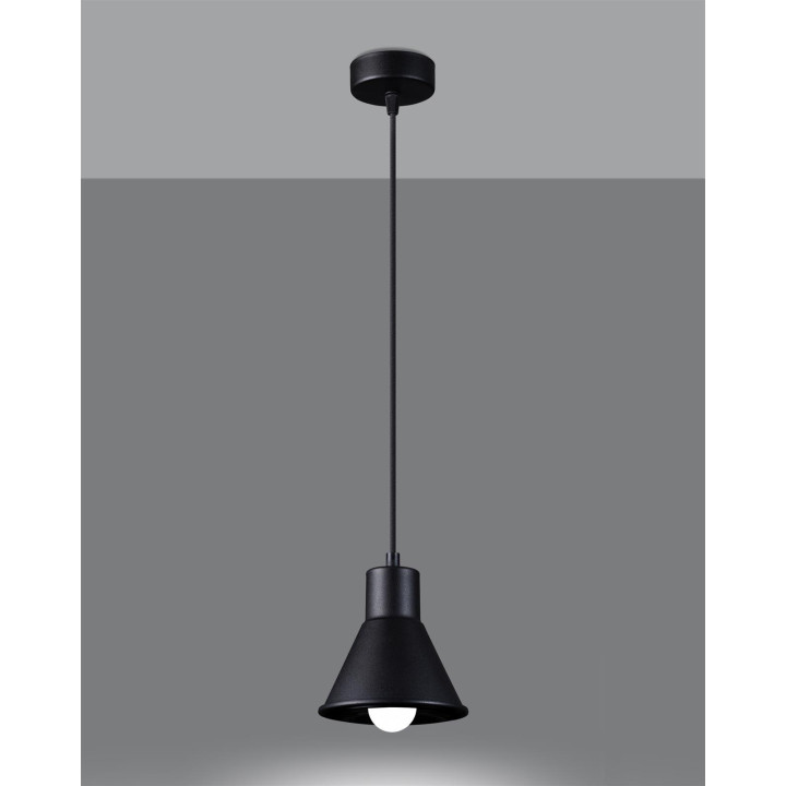 Lampa wisząca TALEJA 1 czarna [E27]