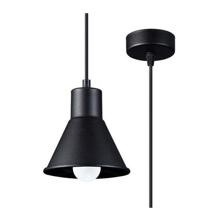 Lampa wisząca TALEJA 1 czarna [E27]