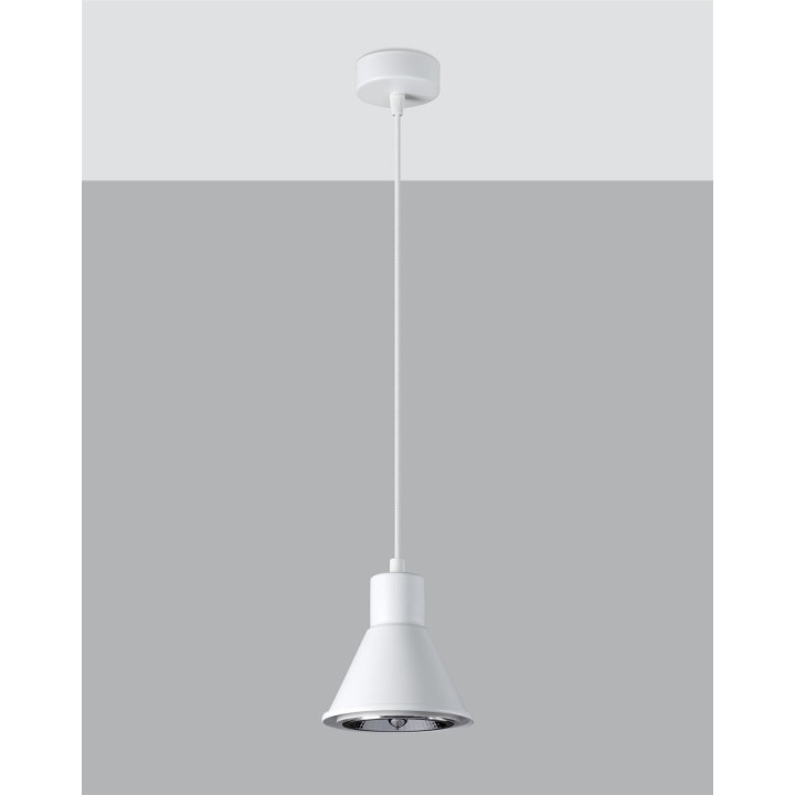 Lampa wisząca TAZILA 1 biała [ES111]