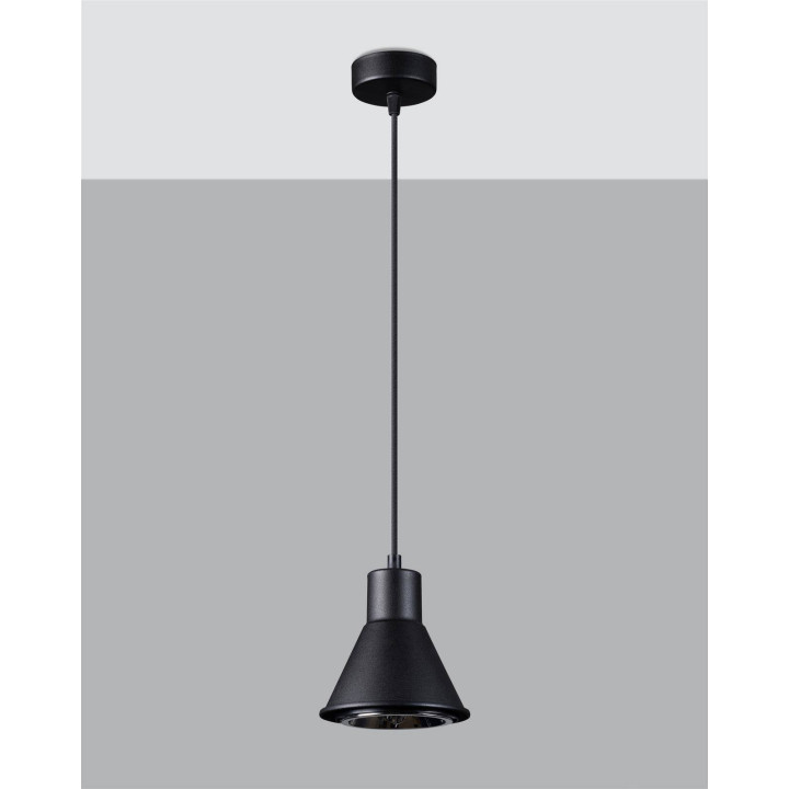 Lampa wisząca TAZILA 1 czarna [ES111]
