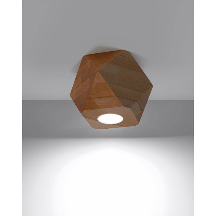 Plafon WOODY 1 naturalne drewno