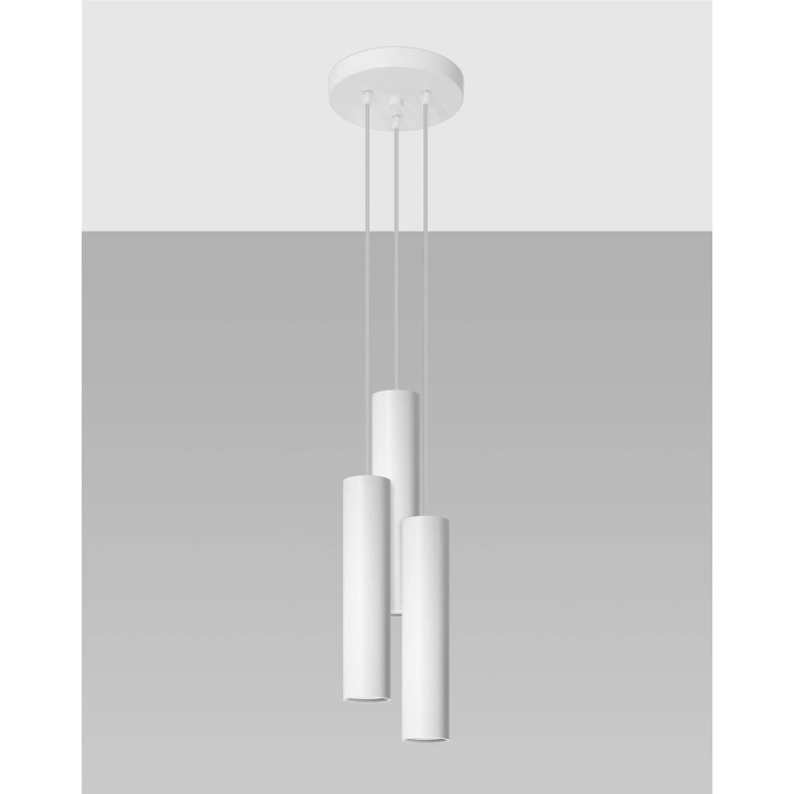 Lampa wisząca LAGOS 3P biały