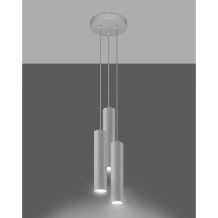 Lampa wisząca LAGOS 3P biały