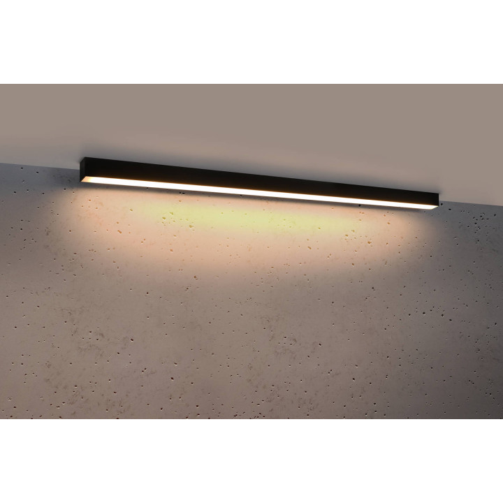 Plafon PINNE 117 czarny 3000K
