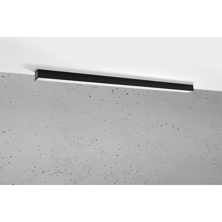 Plafon PINNE 117 czarny 4000K