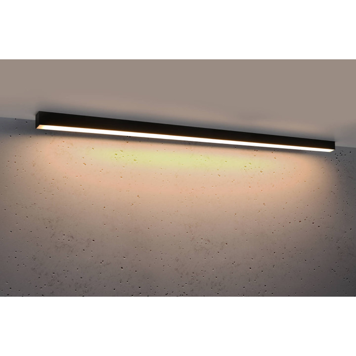 Plafon PINNE 150 czarny 3000K