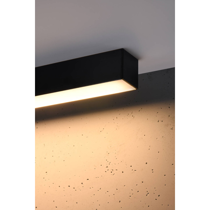 Plafon PINNE 150 czarny 3000K