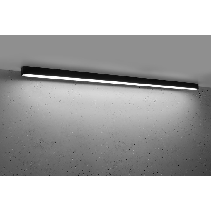Plafon PINNE 150 czarny 4000K