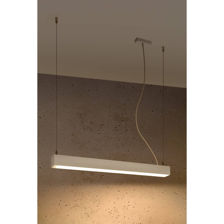 Lampa wisząca PINNE 67 biała 3000K