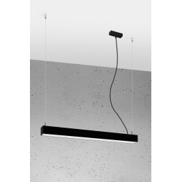 Lampa wisząca PINNE 67 czarna 3000K