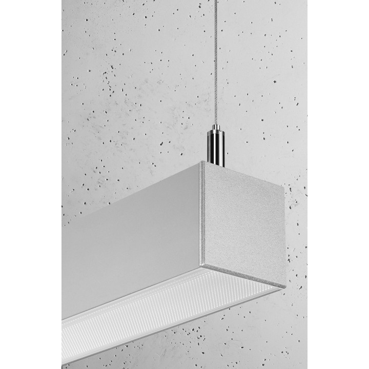 Lampa wisząca PINNE 67 szara 3000K