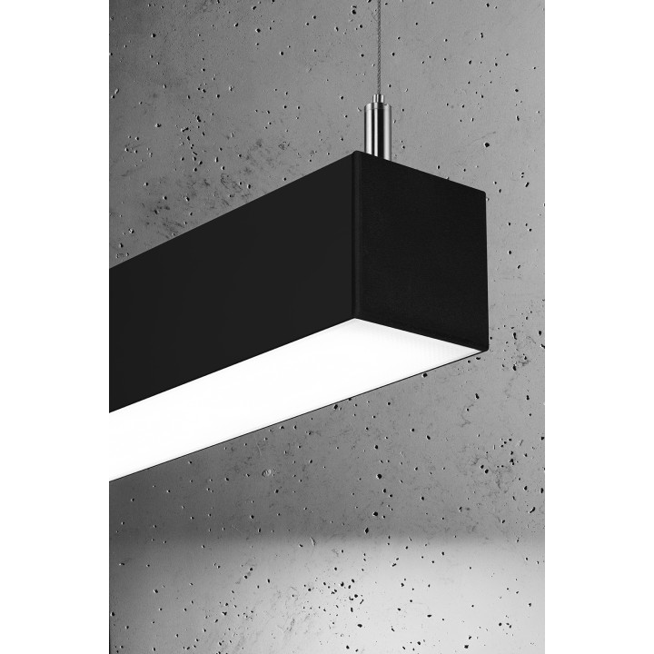 Lampa wisząca PINNE 67 czarna 4000K