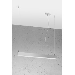 Lampa wisząca PINNE 67 szara 4000K