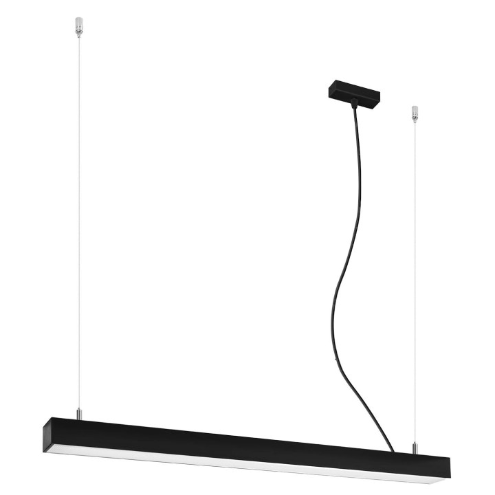 Lampa wisząca PINNE 90 czarna 4000K