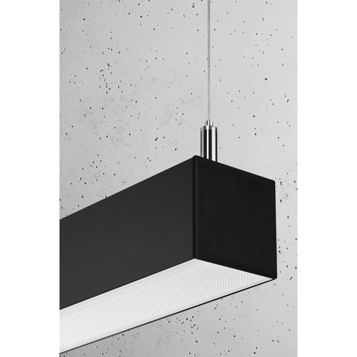Lampa wisząca PINNE 90 czarna 4000K