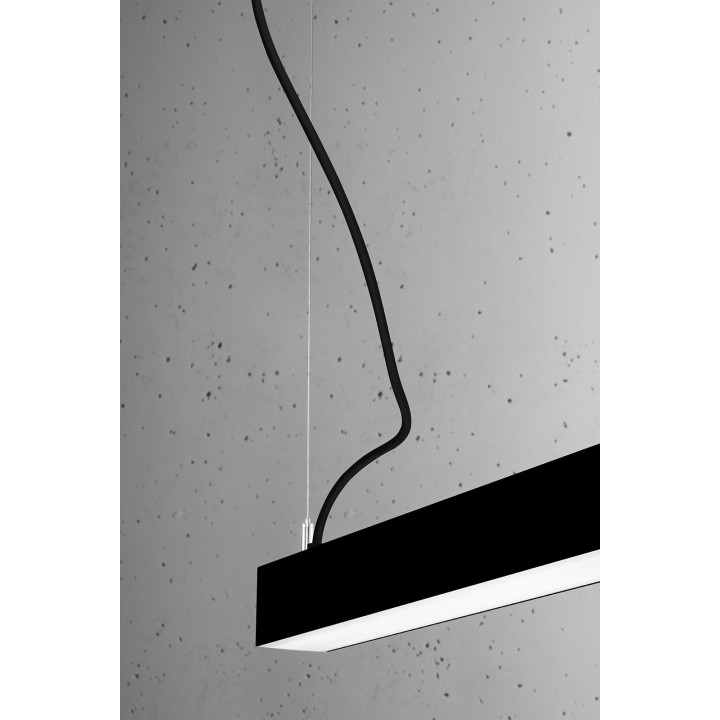 Lampa wisząca PINNE 117 czarna 3000K