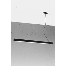 Lampa wisząca PINNE 117 czarna 4000K