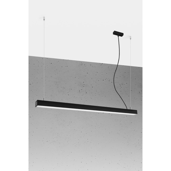 Lampa wisząca PINNE 117 czarna 4000K