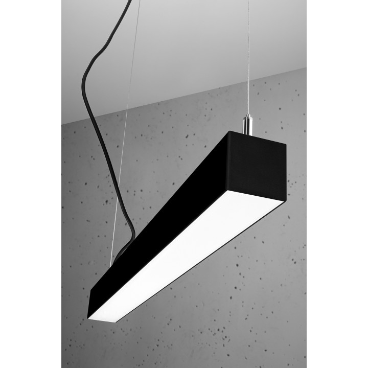 Lampa wisząca PINNE 117 czarna 4000K