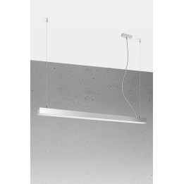 Lampa wisząca PINNE 117 szara 4000K