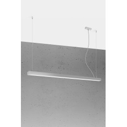 Lampa wisząca PINNE 150 szara 3000K