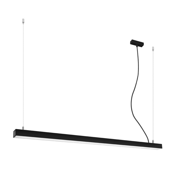 Lampa wisząca PINNE 150 czarna 4000K