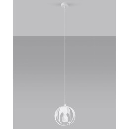 Lampa wisząca TULOS 1 biała