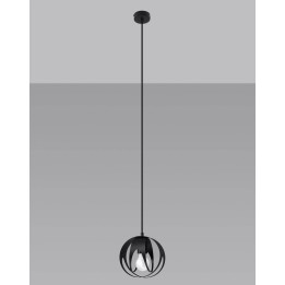 Lampa wisząca TULOS 1 czarna