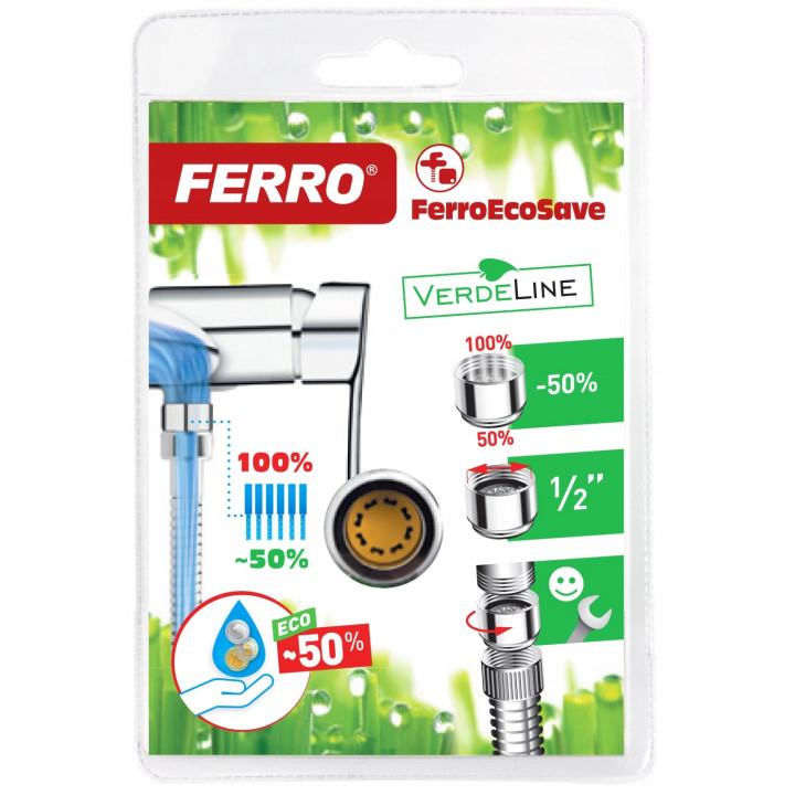 FERRO ECO SAvE OGRANICZNIK WYPŁYWU WODY, CHROM