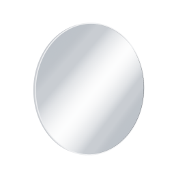Virro lustro łazienkowe 80 cm okrągłe, biały mat