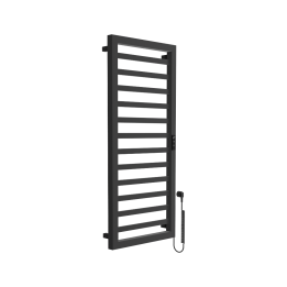 Brego Smart grzejnik łazienkowy elektryczny 115x50 cm, czarny mat