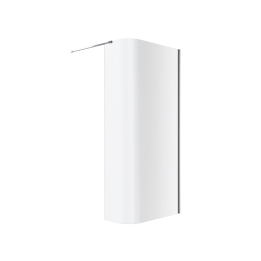 Vidoq walk-in ścianka prysznicowa gięta 83x200 cm, powłoka Clean Control, chrom