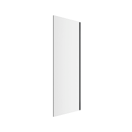 Rols ścianka prysznicowa boczna 90 cm powłoka Clean Control, czarny mat