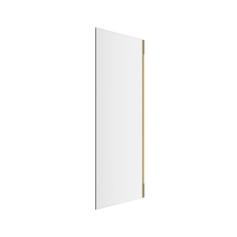 Rols ścianka prysznicowa boczna 90 cm powłoka Clean Control, złoty połysk