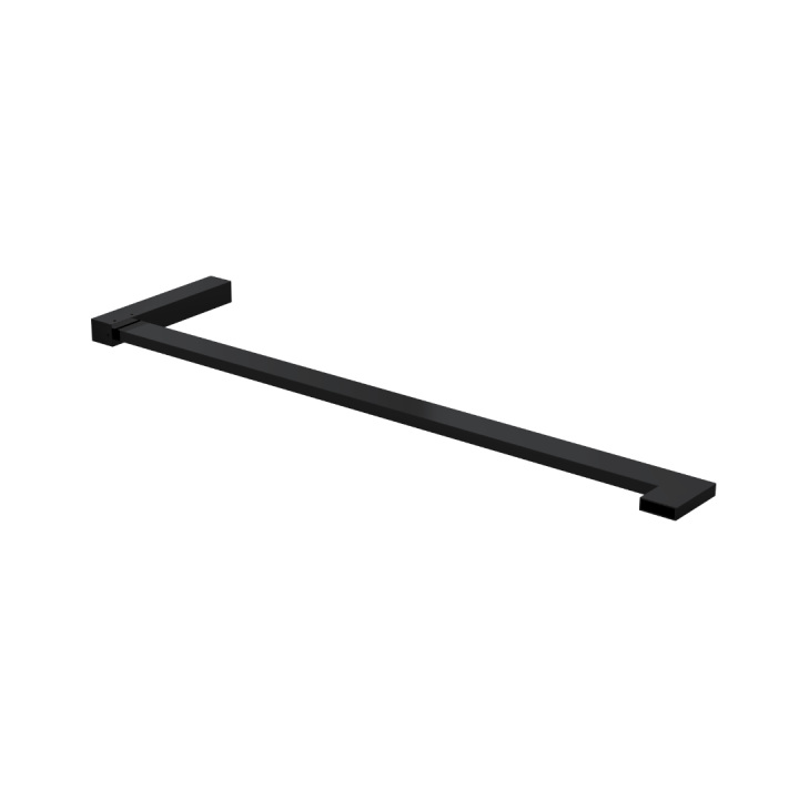 Ortigo wspornik kątowy L, dla rozmiarów kabiny 100-140cm, czarny mat