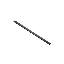 Ortigo wspornik kabiny 120 cm do docięcia, czarny mat