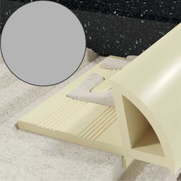 Profil EN krawędziowy 7 mm długość 250 cm, PVC, szary