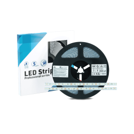 Taśma 700 LED SMD IP65, 140 LED/m, 5m napięcie 24V, moc 12W/m, 3000 K, biała ciepła