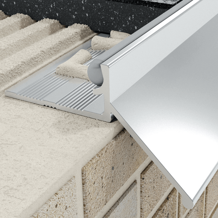Profil K okapowy 8 mm, szerokość 15 mm długość 250 cm, aluminiowy, surowy