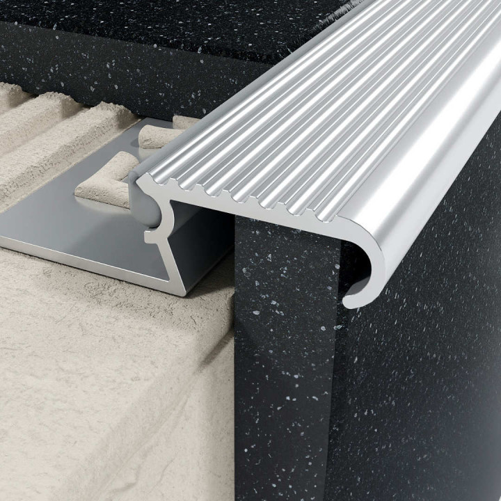 Profil Z schodowy 10 mm, długość 200 cm aluminiowy, surowy