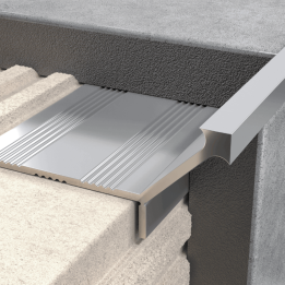 Profil QN narożny ochronny 10 mm długość 250 cm, aluminiowy, anodowany srebrny