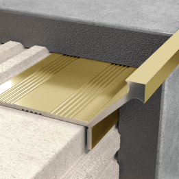 Profil QN narożny ochronny 12 mm długość 250 cm, aluminiowy, elektropoler złoty