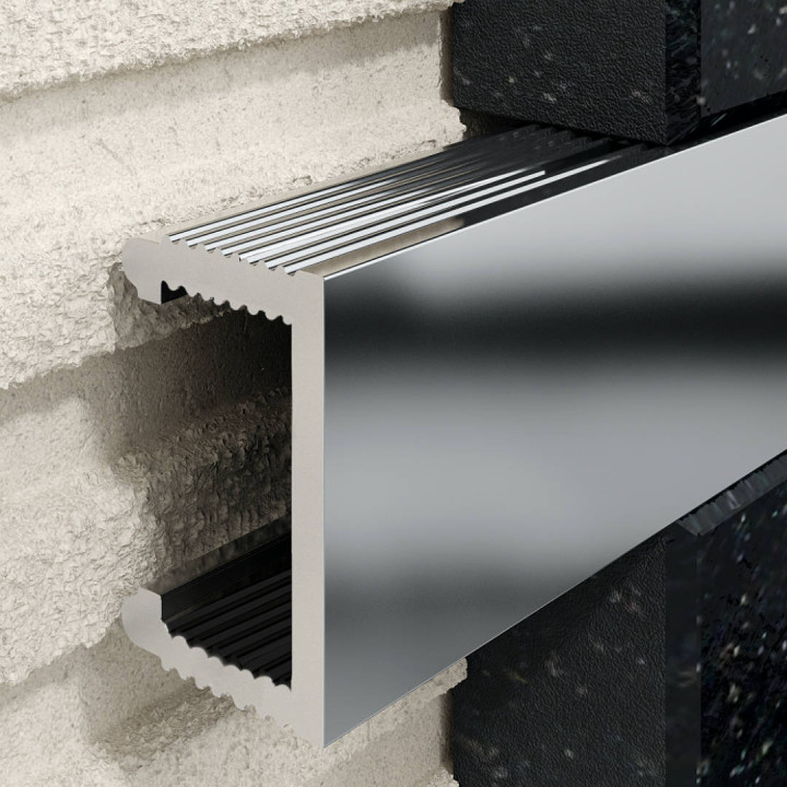 Profil U Listello 15 mm, długość 250 cm aluminiowy, elektropoler srebrny