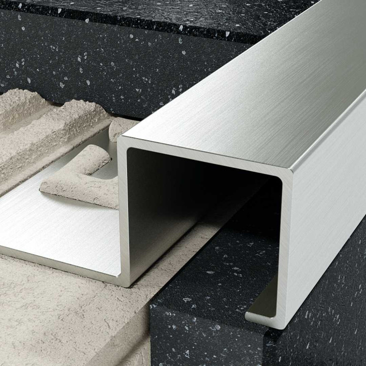 Profil Q kwadratowy 10 mm długość 250 cm stal nierdzewna, szlifowany