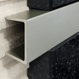 Profil U Listello 12 mm, długość 250 cm stal nierdzewna, szlifowany