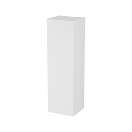 Blanko szafka wisząca boczna 110 cm, biały połysk